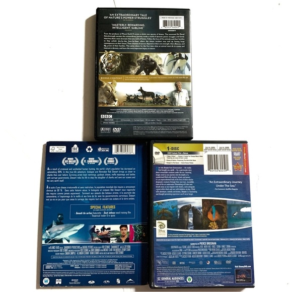 Shark Water, Disney Nature Oceans, Dynasties The Greatest of Their Kind DVDs - Picture 2 of 13